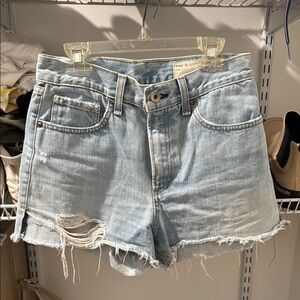 rag & bone Distressed Jean Shorts